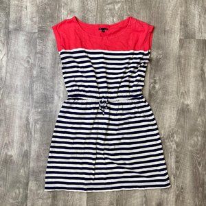 Gap - Ladies Boat Neck Striped Dress - Large